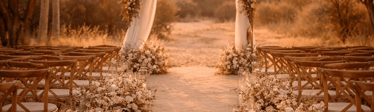 A ceremony moment at an editorial UAE wedding